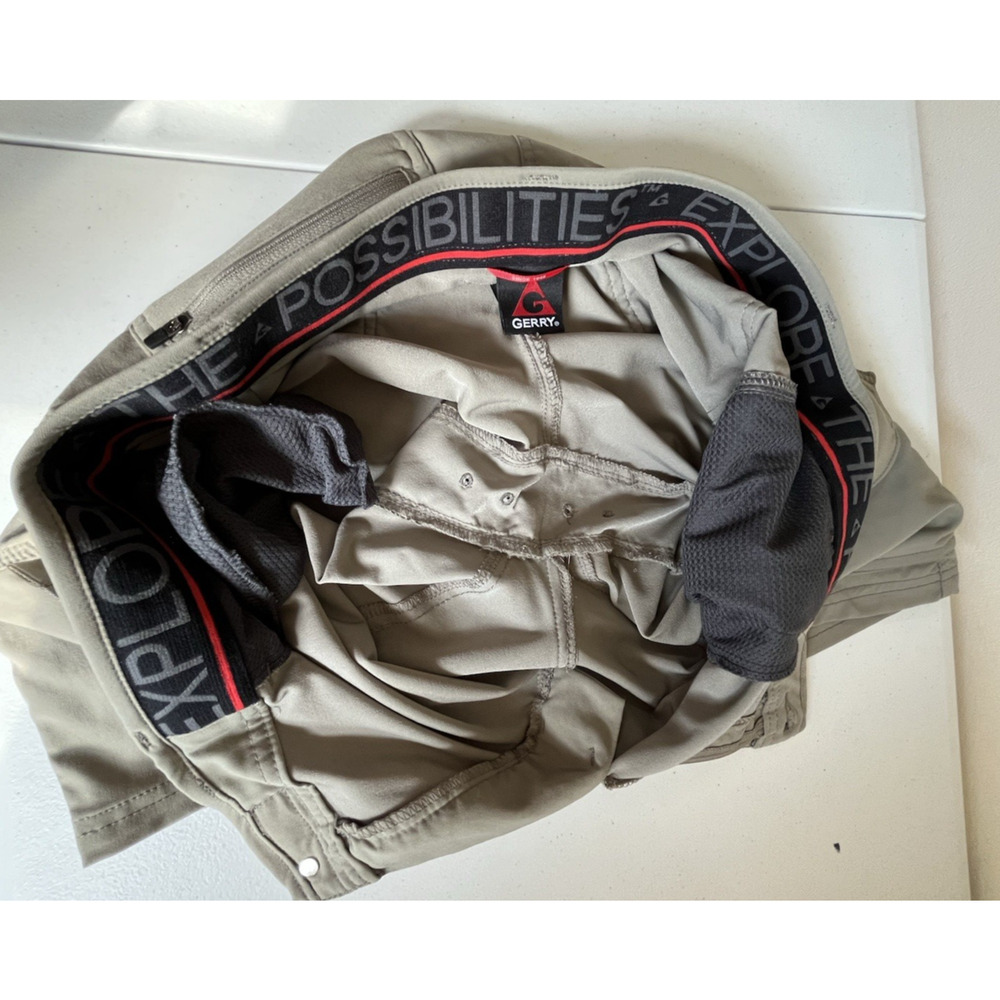Gerry 36 Cargo Hiking Shorts Stretch Outdoor Utility Performance Comfort Shorts - Picture 6 of 13